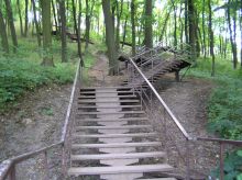 Лестница на обзорную площадку "Княжеская гора" (Львов и область)