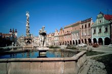 Чехия. Город Телч, который еще называют "Моравской Венецией" (Чехия)