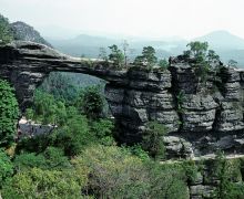 Скалистый регион на северо-востоке Чехии "Чешский Рай" (Чехия)