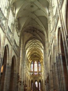 Собор Св. Витта изнутри (Чехия)