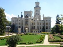 Чехия. Замок Глубока-над-Влтавой (Чехия)