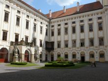 Замок Кромержиж. Внутренний двор (Чехия)