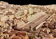 Воспроизведенная модель Большого цирка в первозданном виде (www.circusmaximus.us)