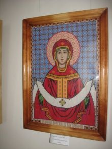 Выставка “Переображення Господньою любов’ю”. Авторы - заключенные из разных областей Украины (Карпаты и Закарпатье)