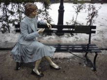 Памятник "Chance meeting" подаренная Тернополю послом Нидерландов в Украине (Тернополь и область)