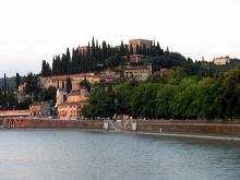 Верона. Вид на замок (Италия)