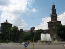 Милан. Замок Сфорцеско (Италия)