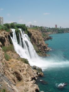 Общий вид на водопвд (Турция)