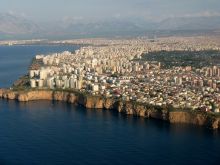Анталья с высоты птичьего полета.  (Турция)