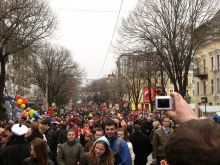 Улицы запружены весёлыми людьми (Одесса и область)