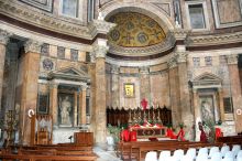 Римский Пантеон - вид внутри