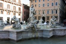 Площадь Навона. Фонтан Мавр (Рим)