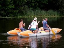 Наконец, суда спущены на воду, экипажи укомплектованы – пора в путь (Киев и область)
