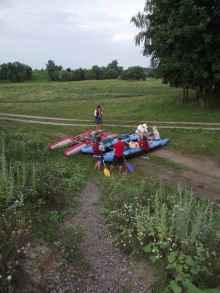 Небольшой отдых после сплава (Киев и область)