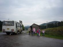 Встречаются и вездепроходимые пазики (Карпаты и Закарпатье)