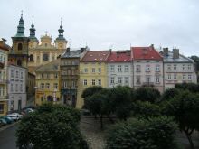 Пшемысль. Слева костел Францисканцев и Греко-католическая церковь (Польша)