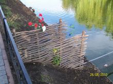 Элемент украшения - тин с цветами (Полтава и область)