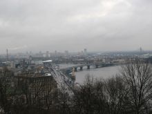 Вид с Владимирской горки на Подол (Киев и область)