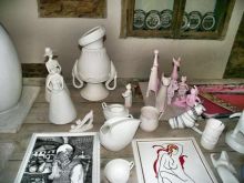 Можно будет налюбоваться готовыми изделиями из фарфора (Польша)