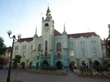 Мукачево. Городская ратуша (Карпаты и Закарпатье)