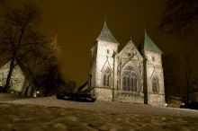 Готический собор в Ставангере (Страны Скандинавии)