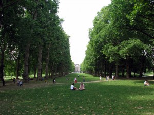 В Green парке (Лондон)