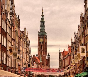 Архитектура Длинного Рынка - сердца Гданьска (Польша)