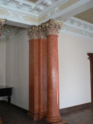 Внутренние коллоны во дворце (Чернигов и область)