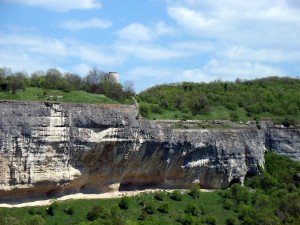 Панорама Сюйреньской крепости (Крым)