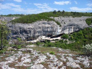 Вид на монастырь Челтер (Крым)