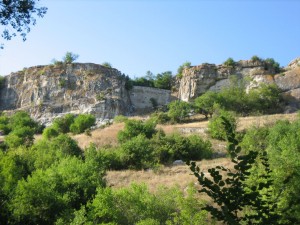 Панорама плато Чуфут-Кале (Крым)