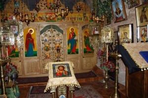 Монастырь Шулдан. Интерьер пещерного храма (Крым)