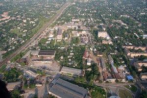 Прилуки. Вид на город с птичьего полета (Чернигов и область)