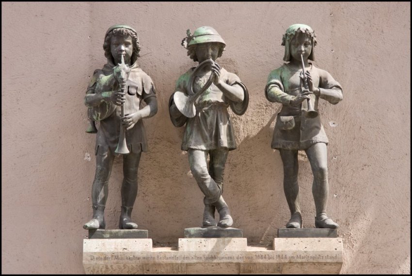 Фото достопримечательностей Германии: Памятник уличным музыкантам