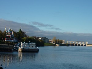 Панорама Углича со стороны Волги (Золотое Кольцо России)