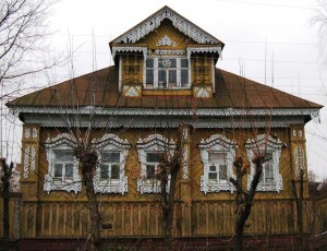 Традиционная дервянная архитектура в Угличе (Золотое Кольцо России)