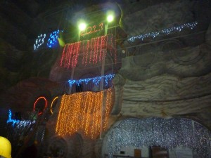 Празднование 2011 года в спелеосанатории Соляная Симфония