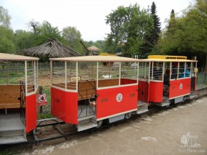 Детская железная дорога в зоне детского отдыха (Чехия)