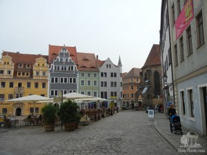 Общий взгляд на площадь Рынок и направляемся дальше (Германия)