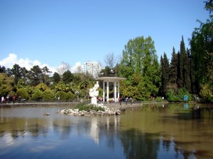 Пруд в Сочинском дендрарии
