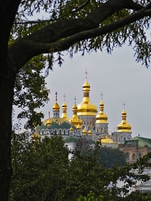 Золотые купола Киево-Печерской лавры (Киев и область)