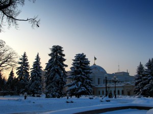 Мариинский парк зимой (Киев и область)