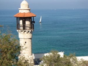 Минарет в Старом Яффо (Израиль)