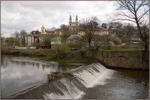Панорама живописного городка Бучач