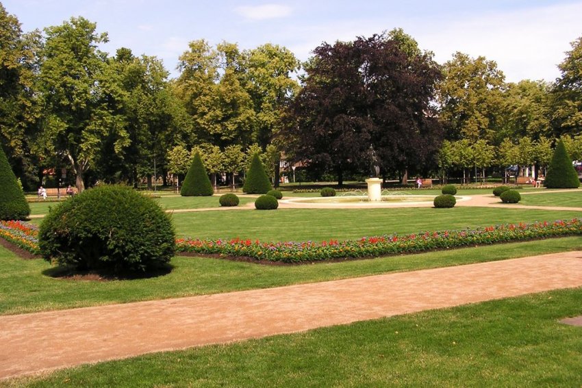 Фото достопримечательностей Чехии: Подебрады, парк