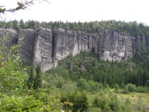 Скалообразования в Теплице (Чехия)