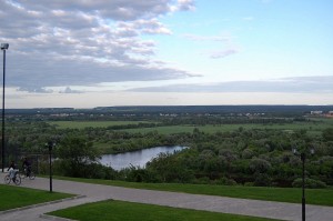 Вид со смотровой площадки Владимирского собора (Золотое Кольцо России)