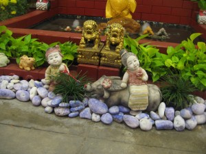 Ландшафтный дизайн в оформлении тайских храмов (Тайланд)