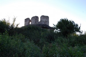 Панорама Хустского замка (Карпаты и Закарпатье)