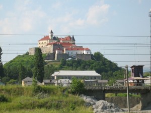 Панорама Мукачевского замка (Карпаты и Закарпатье)